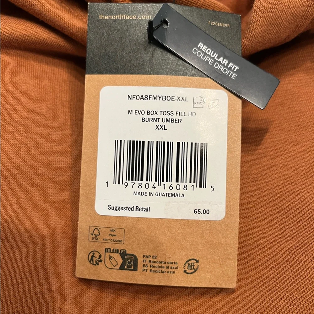NWT North Face Men’s Hoodie